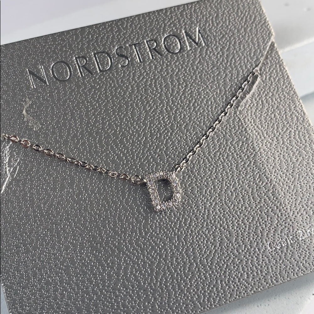NORDSTROM INITIAL PENDANT NECKLACE!!